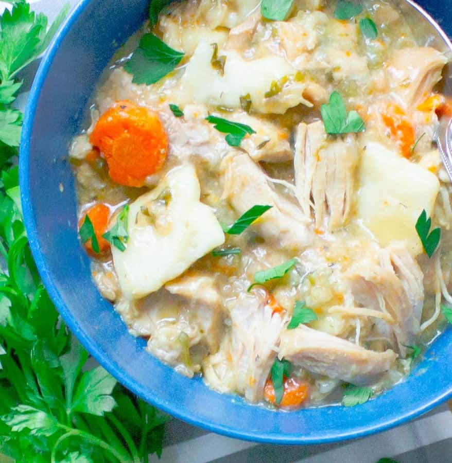 Slow Cooker Chicken and Dumplings from Scratch SAVOR With Jennifer