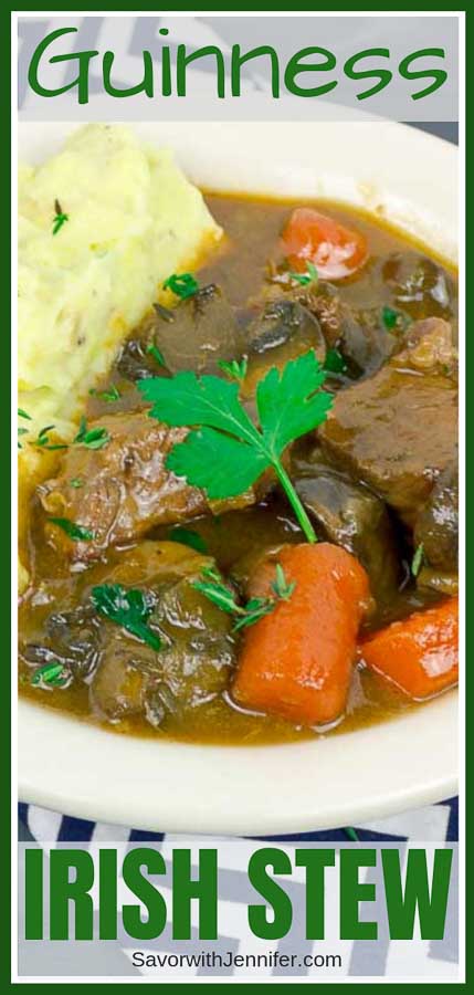 Beef and Guinness Stew Pinterest Pin