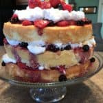 Buttermilk Butter Cake with Berry Compote