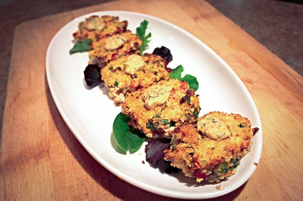 Baked FRESH Salmon Cakes (Salmon Patties) with Spicy Remoulade Savor