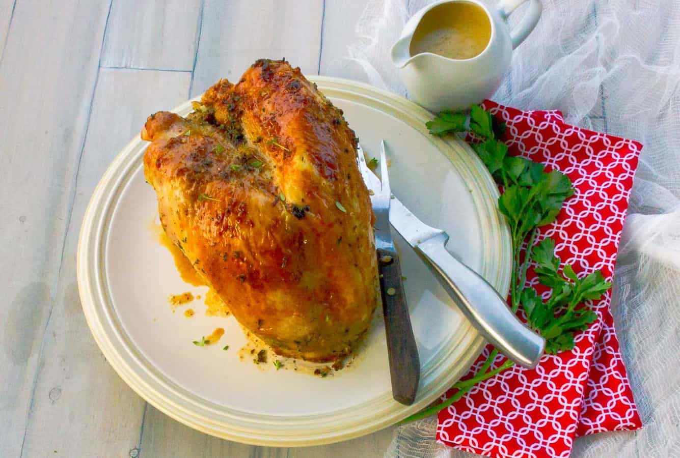 Simple Roast Turkey With Teriyaki Butter Recipe