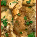 Crispy Chicken with Garlic Pinterest Pin