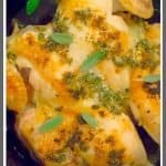 Whole Roasted Spatchcock Chicken with Sage Brown Butter Pinterest Pin