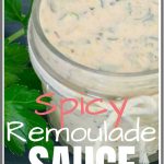 Spicy Remoulade Sauce pinterest pin image