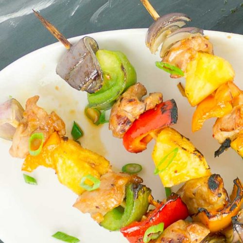 Grilled Pineapple Teriyaki Chicken Kabobs SAVOR With Jennifer