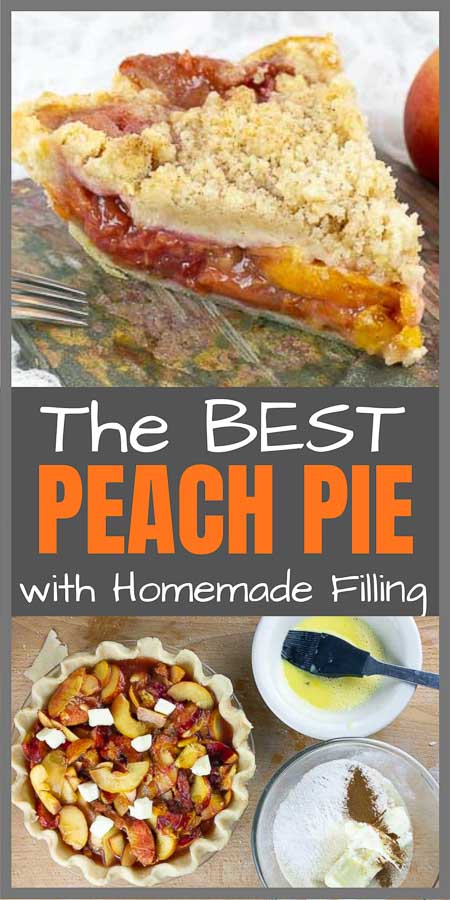 Fresh Peach Pie With Crumb Topping