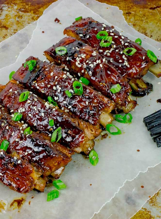 restaurant Mentor verzameling Sticky Asian Baked Pork Ribs - SAVOR With Jennifer