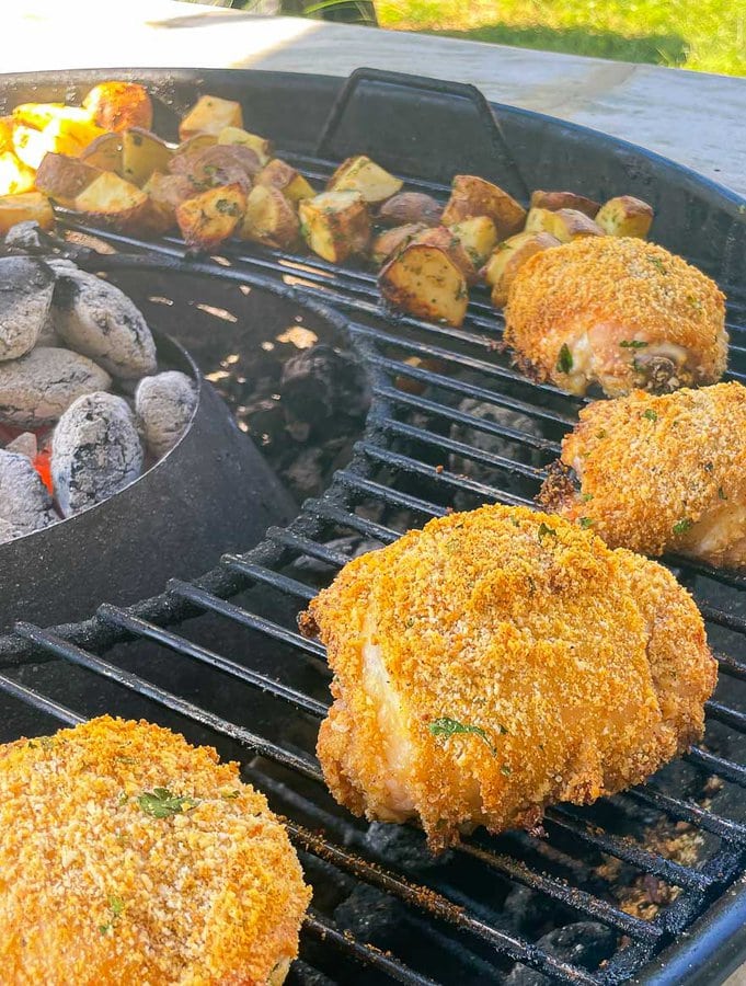 Extra Crispy Panko Parmesan Kettle Fried Chicken SAVOR With Jennifer